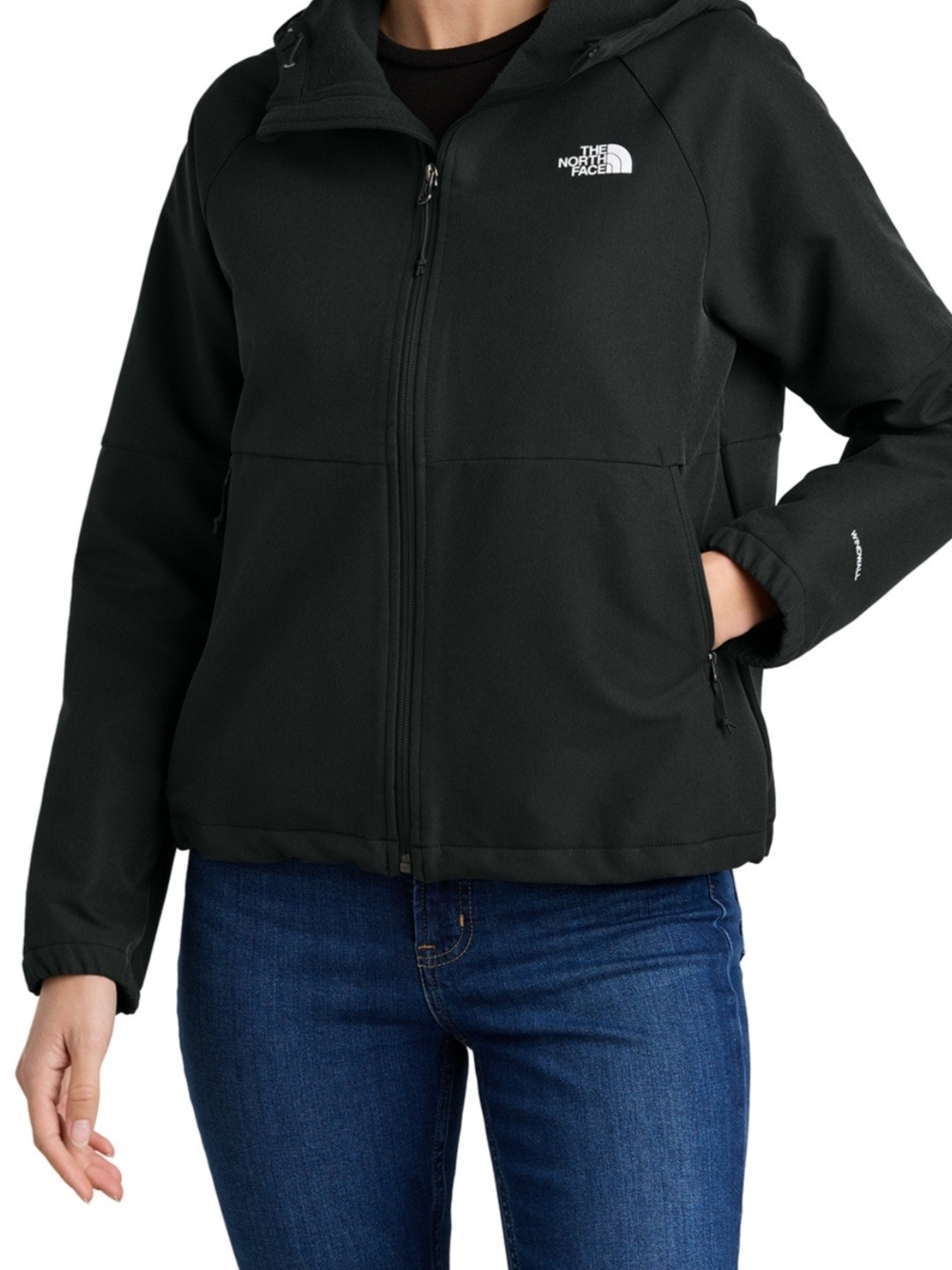 The North Face Women’s Black Hooded Softshell Jacket